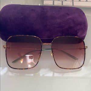 Gucci gradient lens aviators